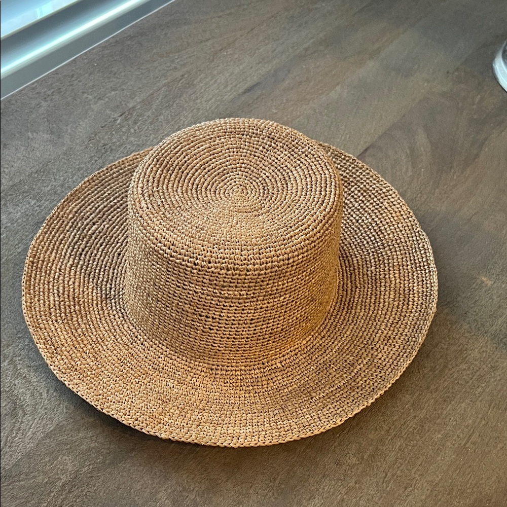 Lack Of Color Natural Woven Hat